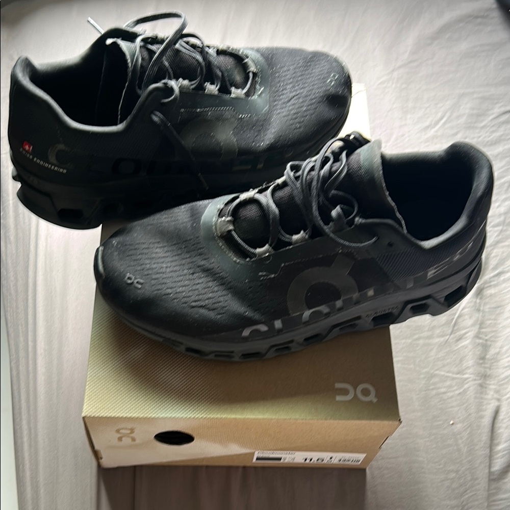 On Running Men's Black Sneakers - Size 11.5